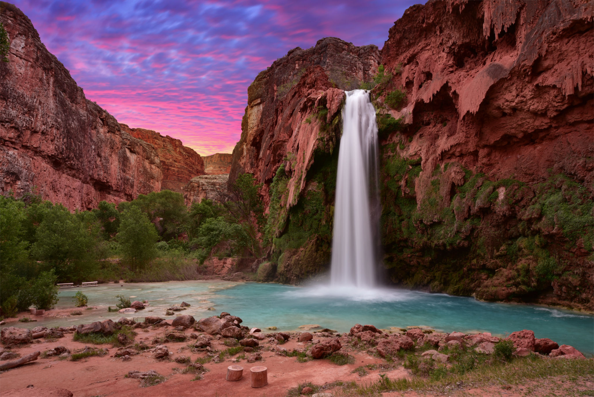 grand canyon waterfalls