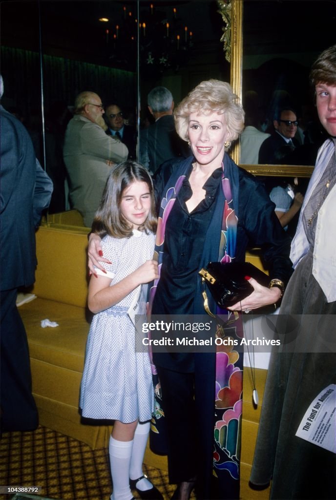 Comedian Joan Rivers and her daughter Melissa attend an event circa ...