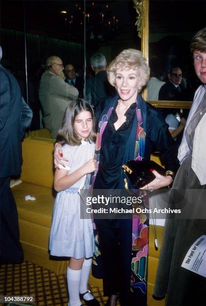 Comedian Joan Rivers and her daughter Melissa attend an event circa 1978 in Los Angeles, California.