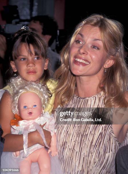 Actress Nastassja Kinski and daughter Kenia Kinski attend the premiere of "Father's Day" on May 6, 1997 at Mann Chinese Theater in Hollywood,...