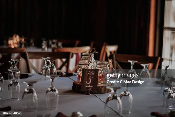 table setting - wedding table setting imagens e fotografias de stock