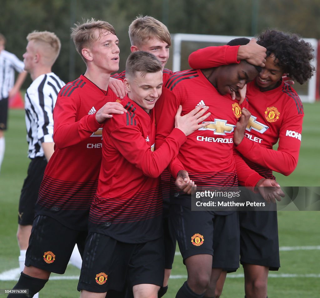 Manchester United v Newcastle United: U18 Premier League