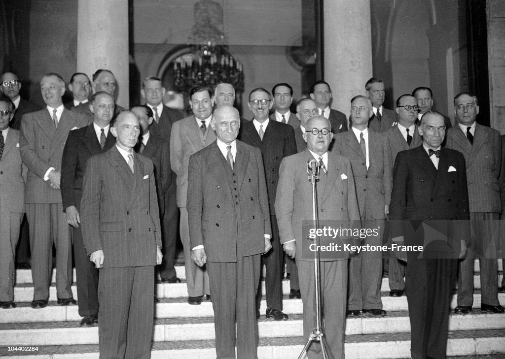Mitterrand In Schuman'S New Cabinet