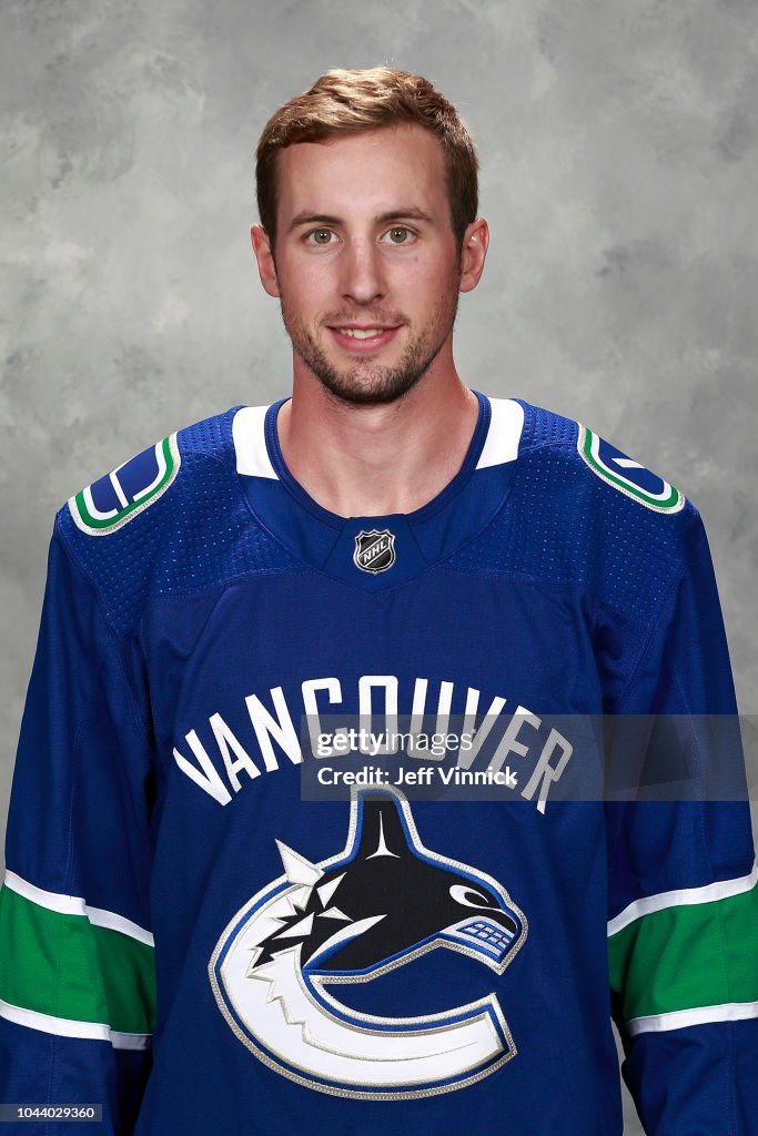 Tim Schellper Tim Schaller of the Vancouver Canucks poses for his official headshot ...