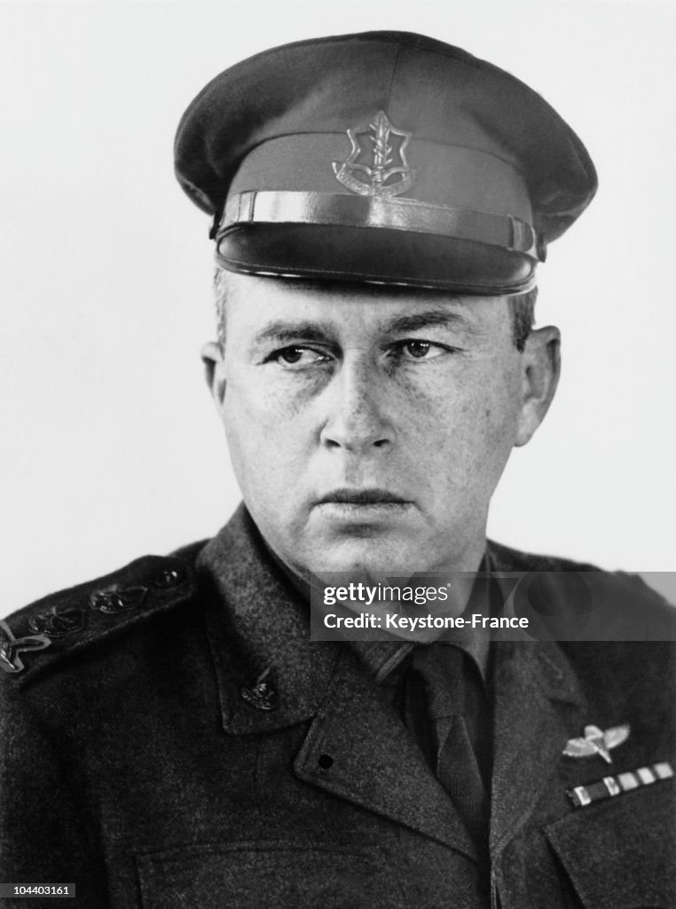 Portrait of Yitzhak RABIN . He was a Chief of Staff in the Six-Day ...