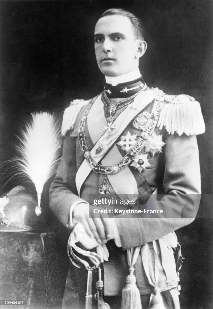 Crown Prince Umberto Ii Of Italy Around 1930