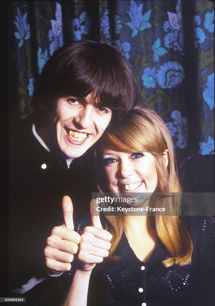 George Harrison And His Wife Patti Boyd