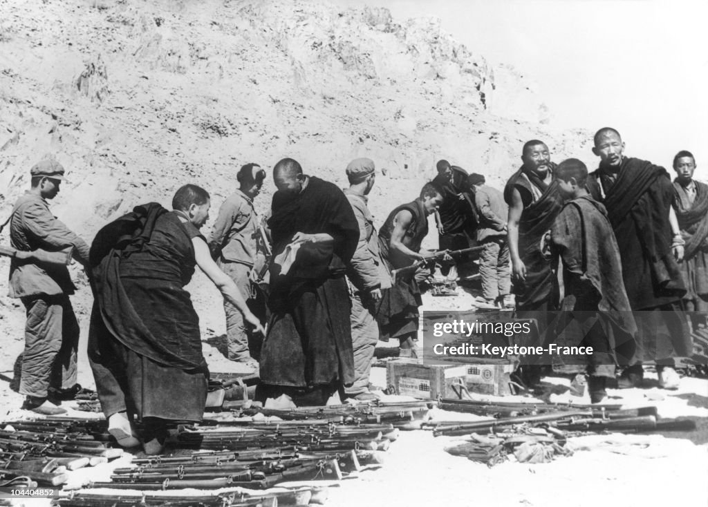 Tibetan Rebel Women Arrested By The Chinese People In 1959