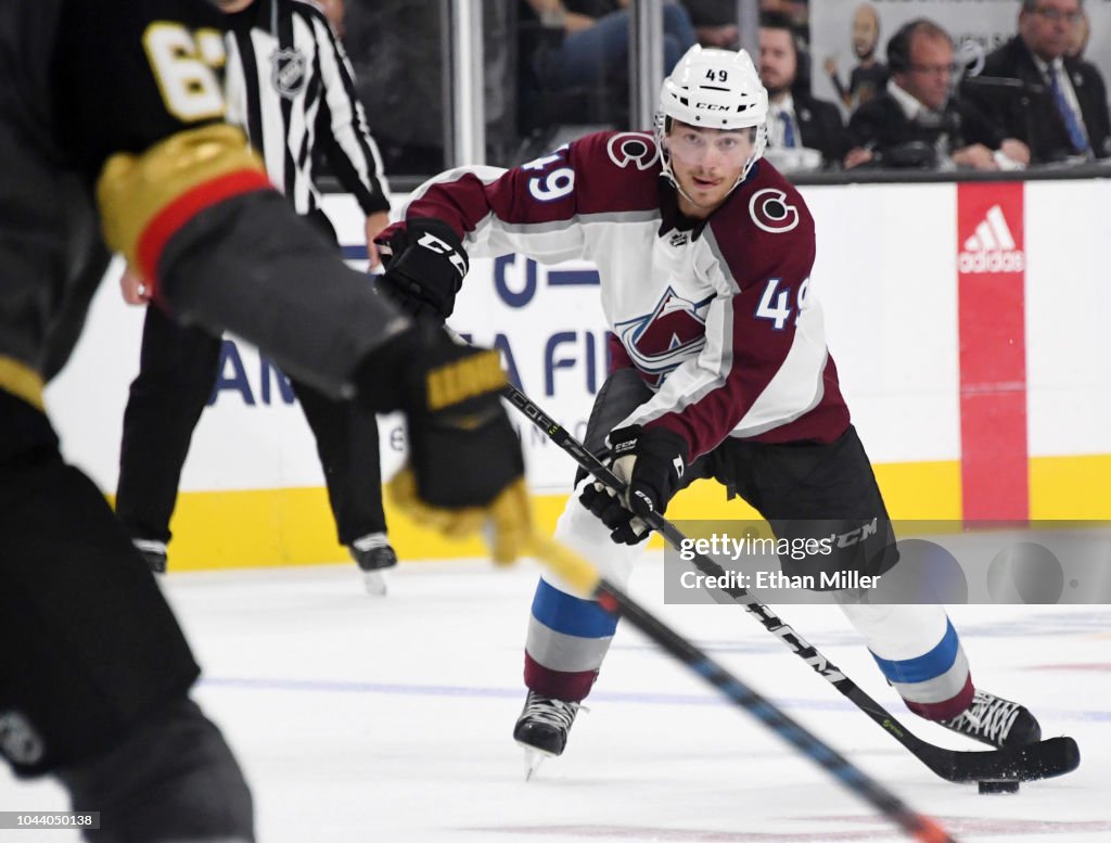 Colorado Avalanche v Vegas Golden Knights