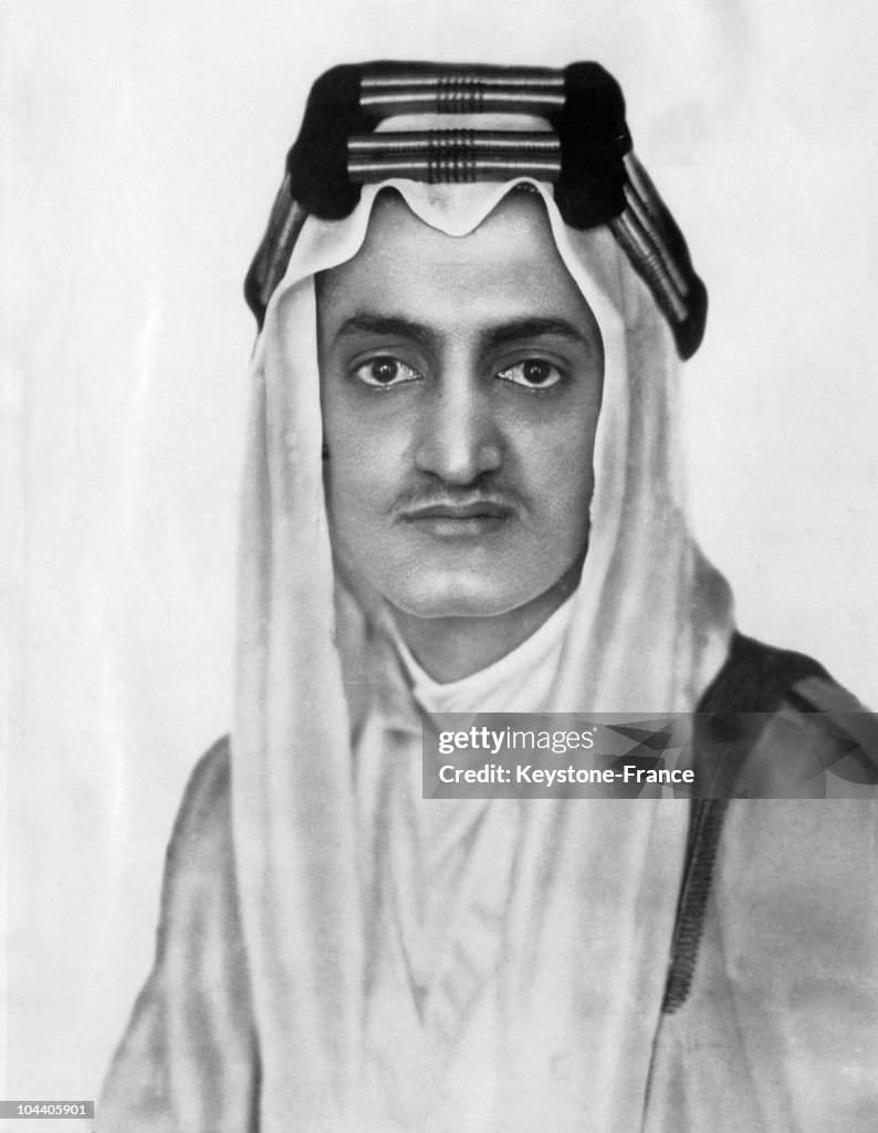 Prince Faysal Ibn Abd Al-Aziz Of Saudi Arabia Around 1926