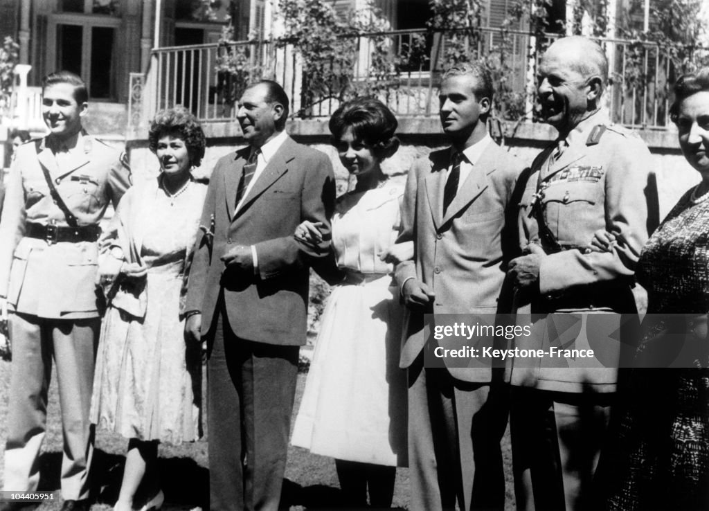 Juan Carlos And Sofia Of Greece' Engagement In Athens
