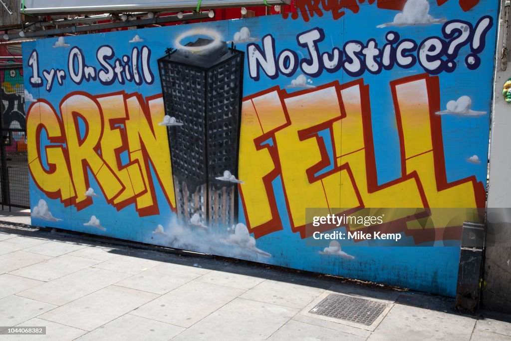 Grenfell Graffiti In London