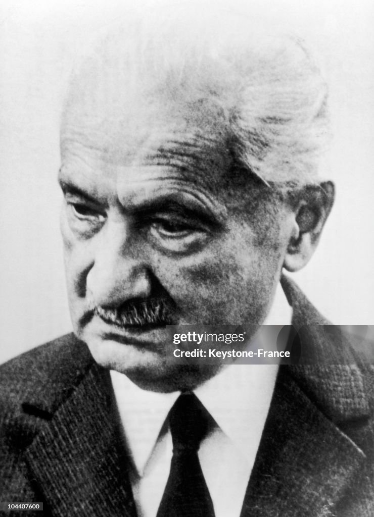 Martin Heidegger Around The 1950'S