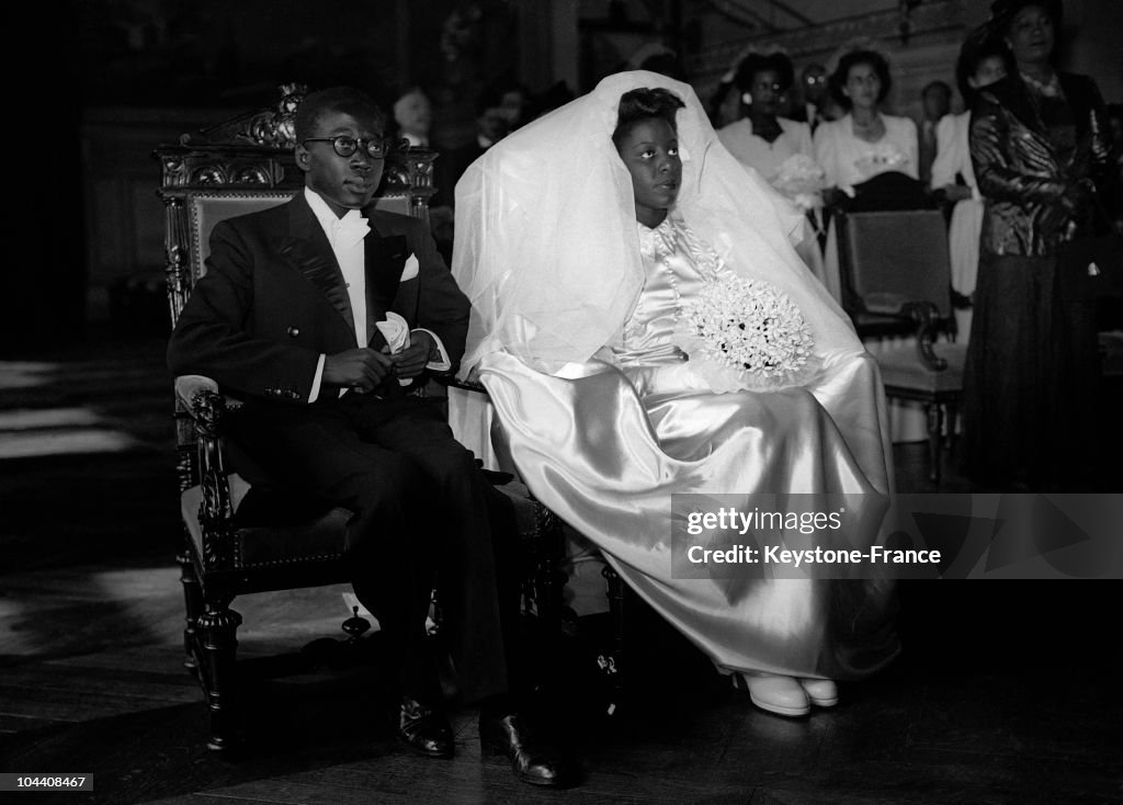 Leopold Sedar Senghor Gets Married With Ginette Eboue