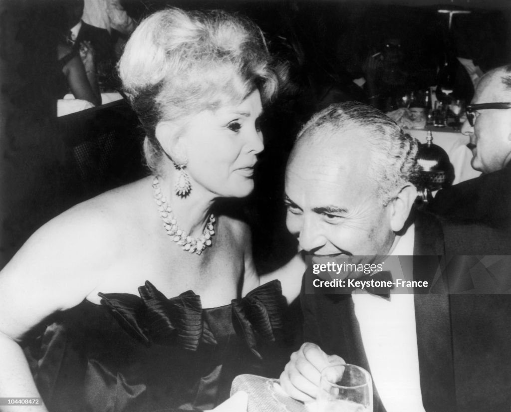 Zsa Zsa Gabor And Her Husband Herbert Hutner 1963