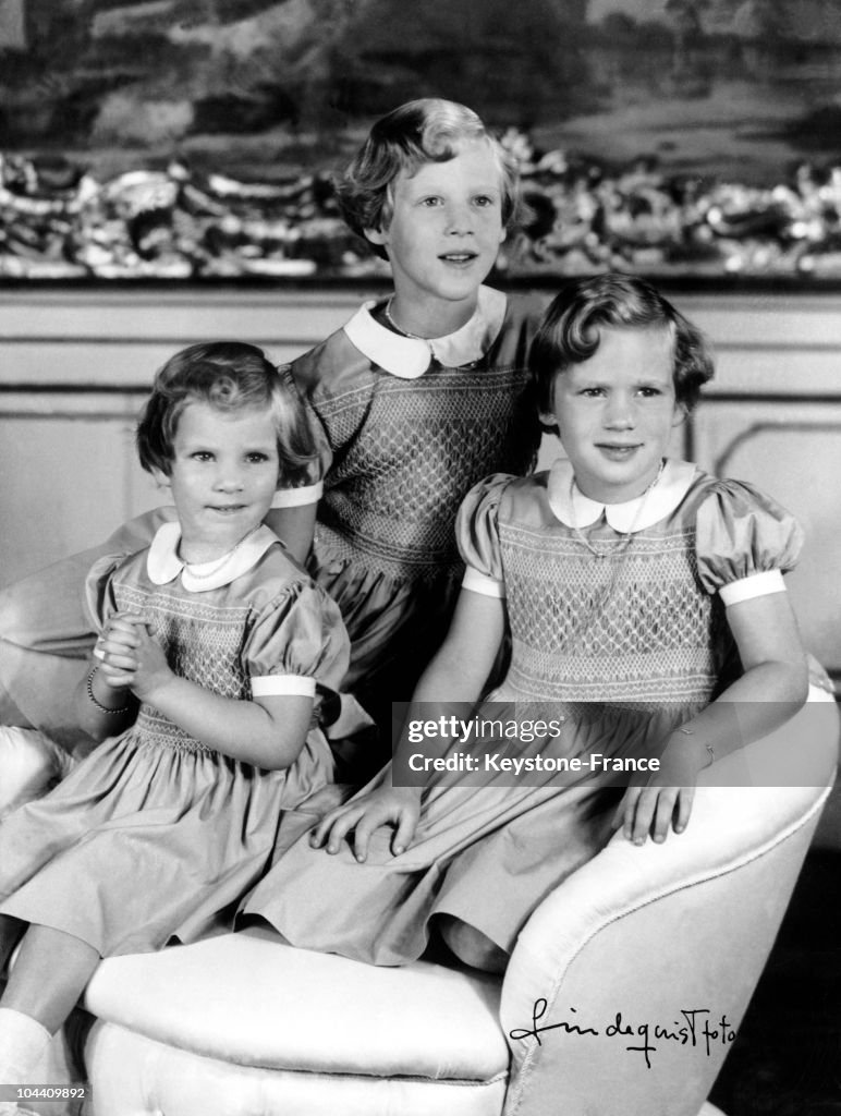 Princess' Anne-Marie, Margrethe And Benedikte Of Denmark 1940