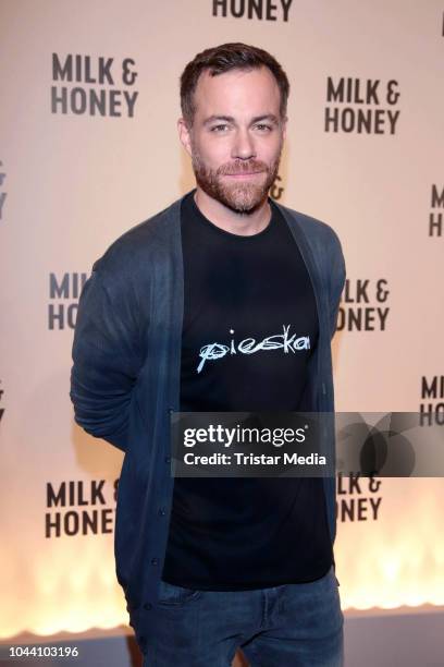 Bernhard Piesk during the photo call for the television series 'Milk & Honey' on October 1, 2018 in Hamburg, Germany.