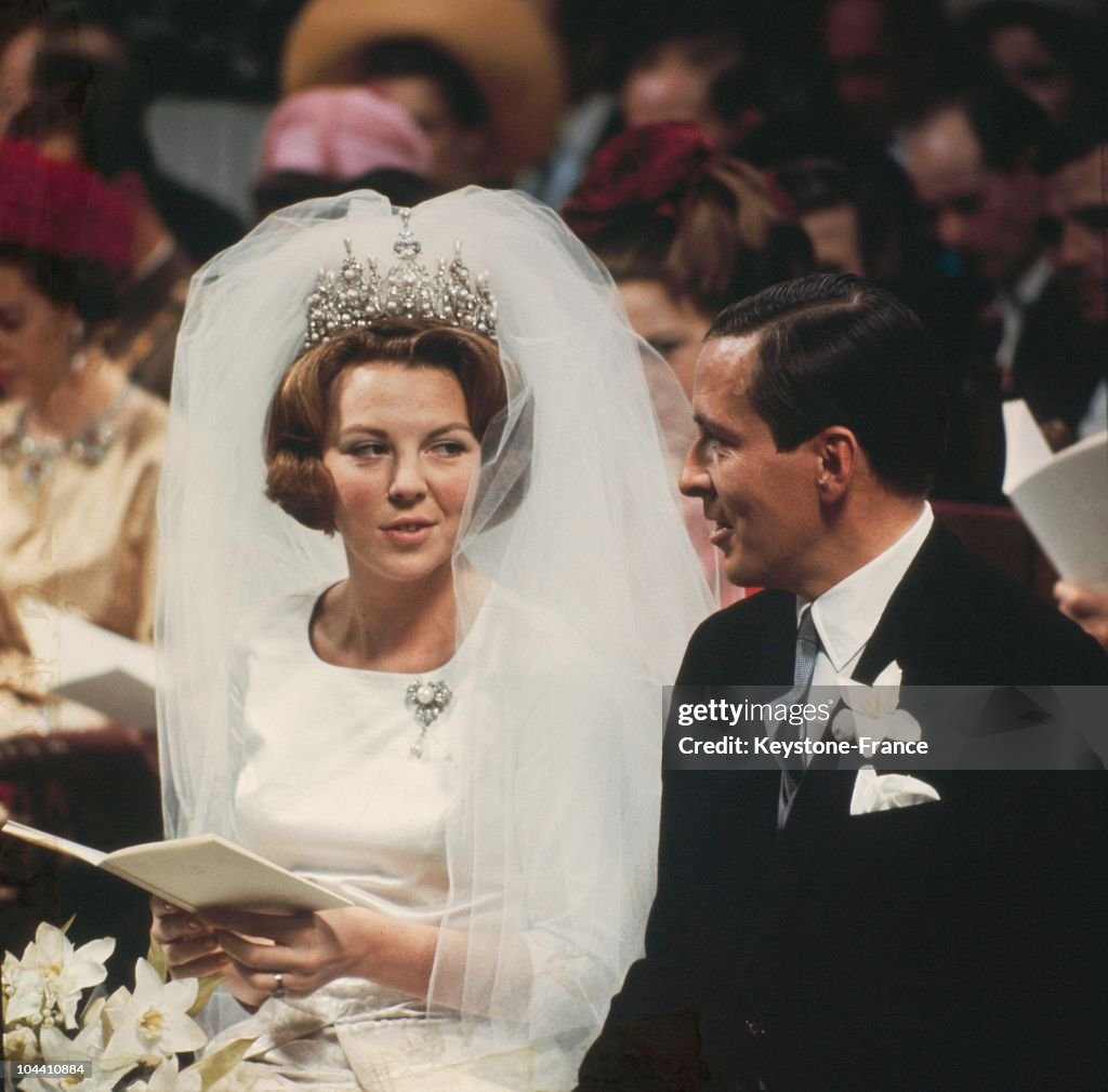 Wedding Of Beatrice Of Holland And Claus Von Amsberg 1966