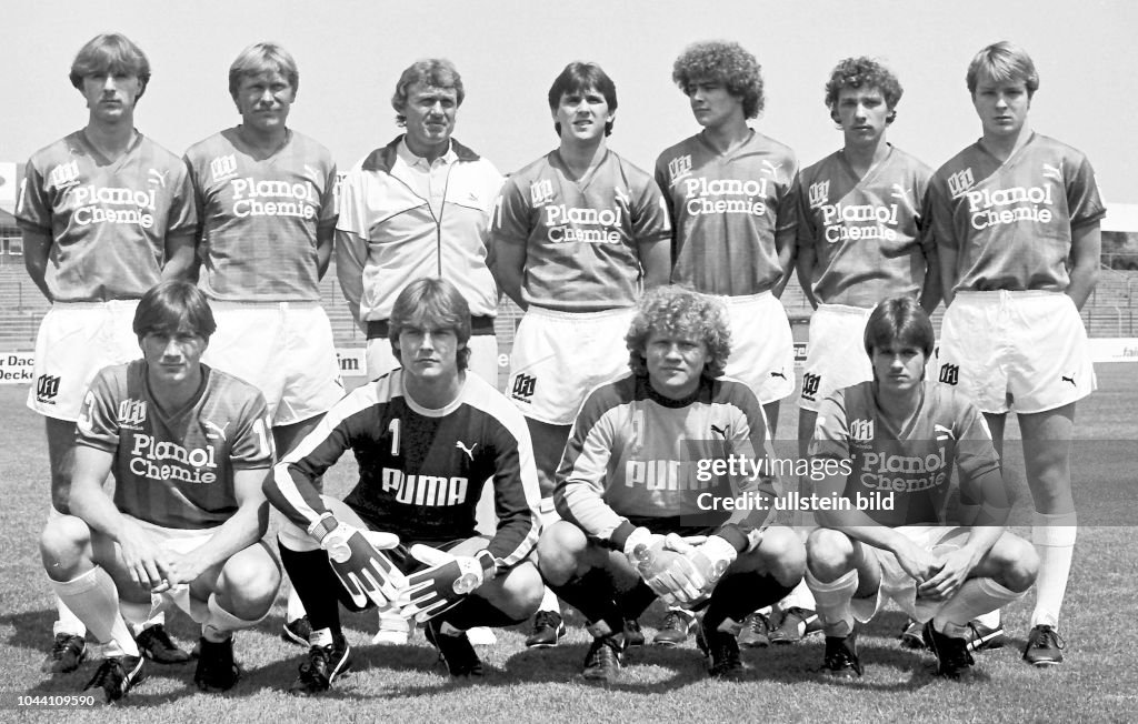 Neue Spieler beim VfL Osnabrück hier in der Saison 1983/1984