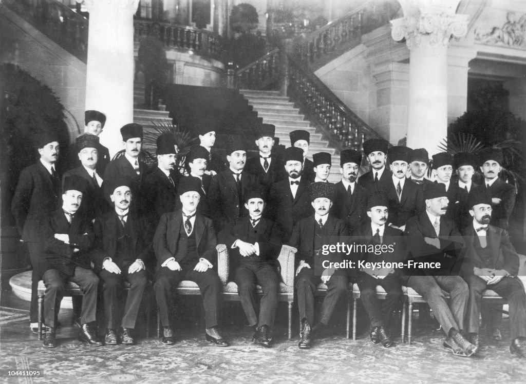 Turkish Delegation In Lausanne 1923