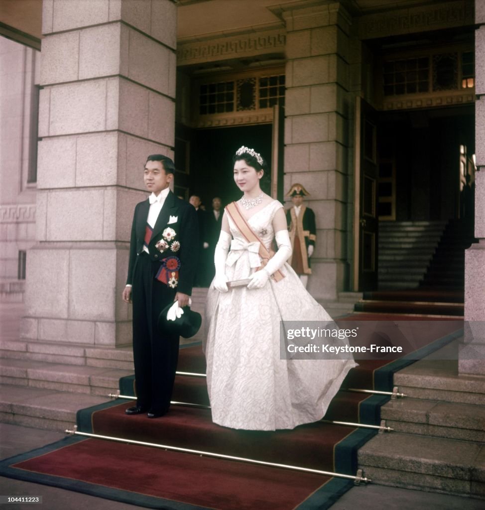 Akihito And His Wife In 1959