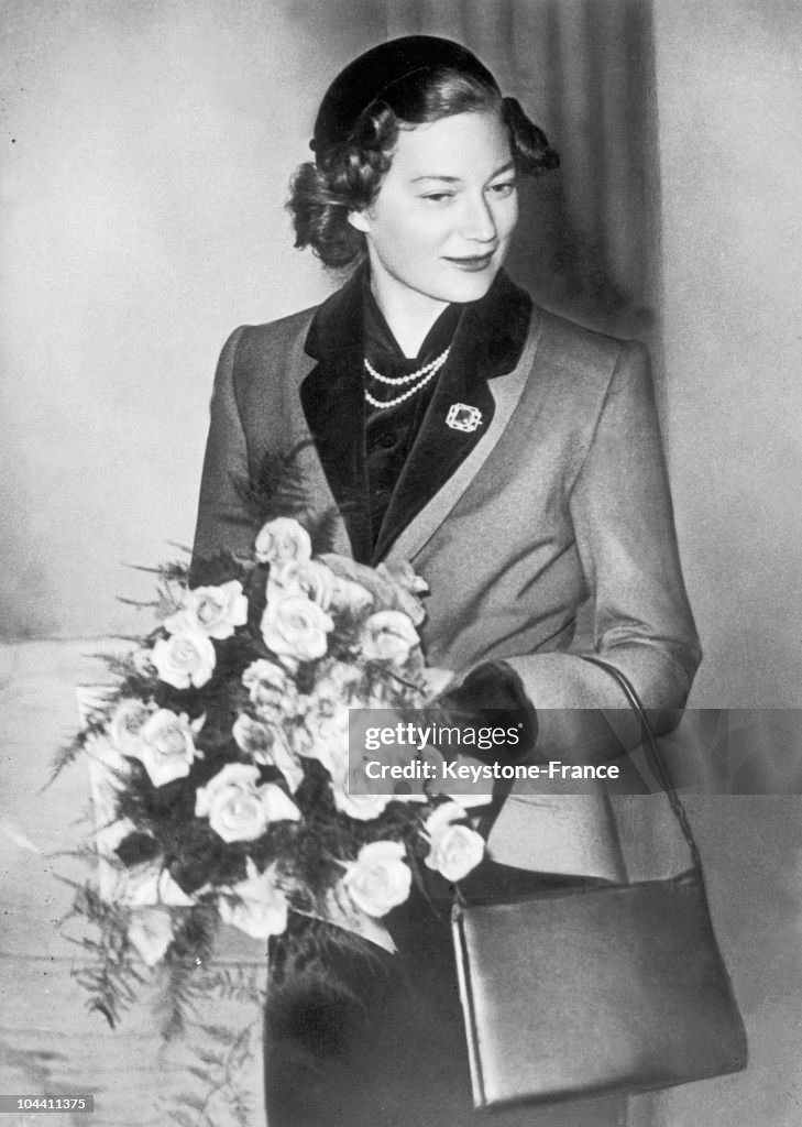 Princess Josephine-Charlotte Of Belgium In 1952