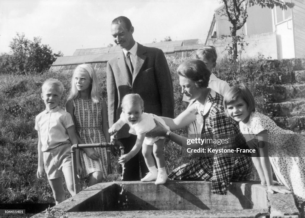 The Ducal Family Of Luxembourg In 1964