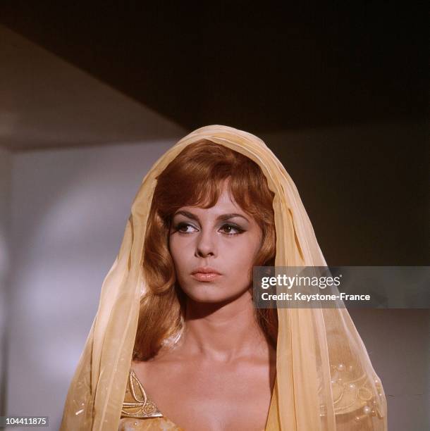 Michele Mercier in "Indomptable Angelique" in 1967