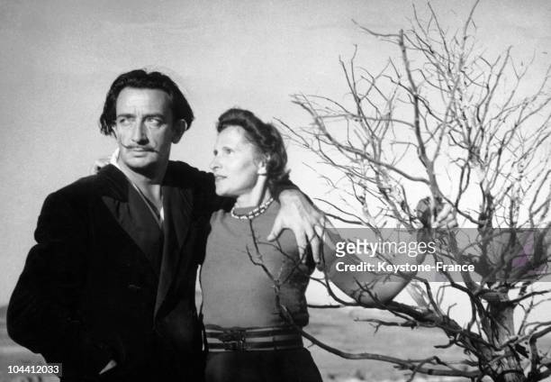 The Spanish painter Salvador DALI and his wife Gala.