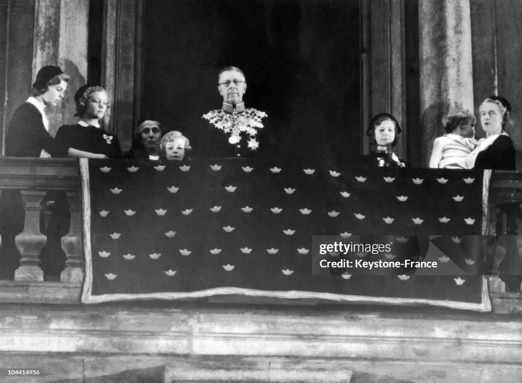 Coronation Of Gustaf Vi Adolf Stockolm 1950