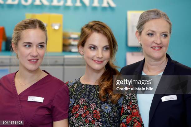 Dreharbeiten zu der ZDF-Klinikserie "Bettys Diagnose". Beim Dreh zur vierten Staffel wird die Rolle der Schwester Betty neu besetzt. Annina...