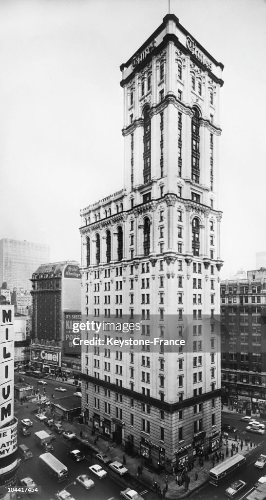 The New York Times' Tower In New York In 1961