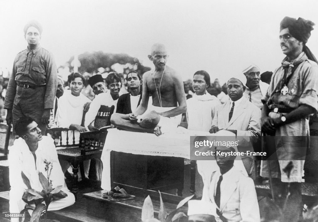 Mahatma Gandhi In Madras Around 1915