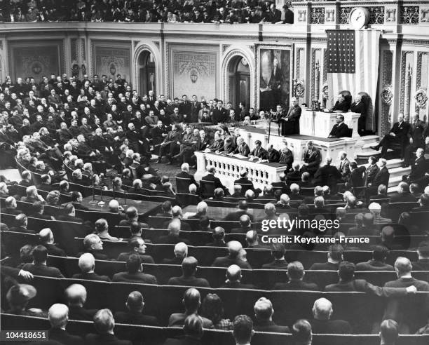 Fdr Congress Roosevelt 1941 Photos and Premium High Res Pictures - Getty Images