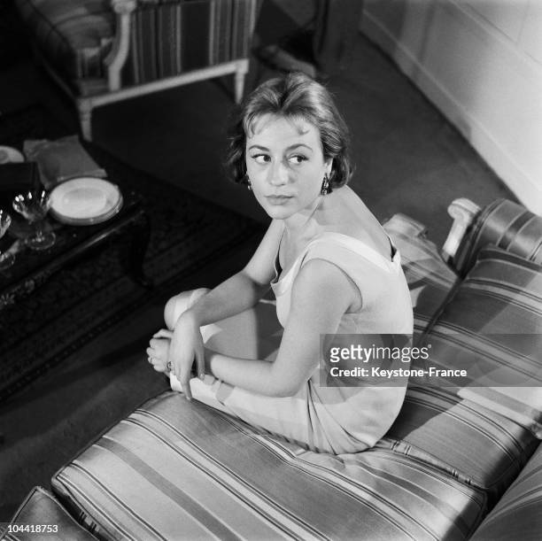 Annie Girardot In La Corde Raide In 1959.