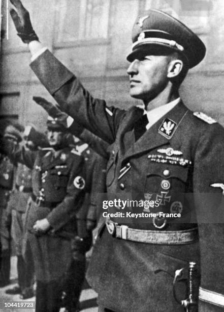 Portrait Of General Reinhard Heydrich Around 1942.