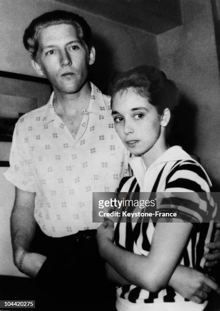 The Musician Jerry Lee Lewis With His Third Wife, His Cousin, Who Is...  News Photo - Getty Images