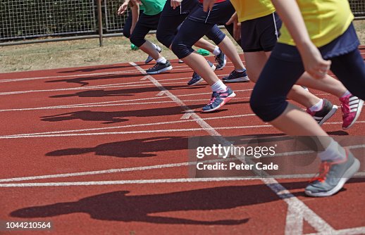 Beginning of school race Beginning of school race