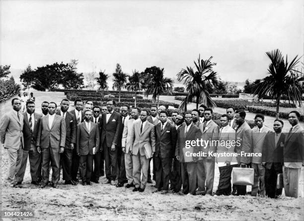 The First Congolese Government With Patrice Lumumba In 1960.