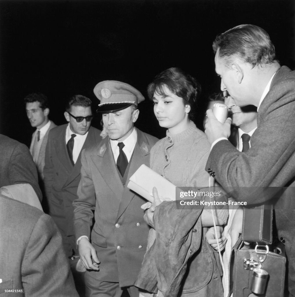 Farah Diba In Paris In 1959