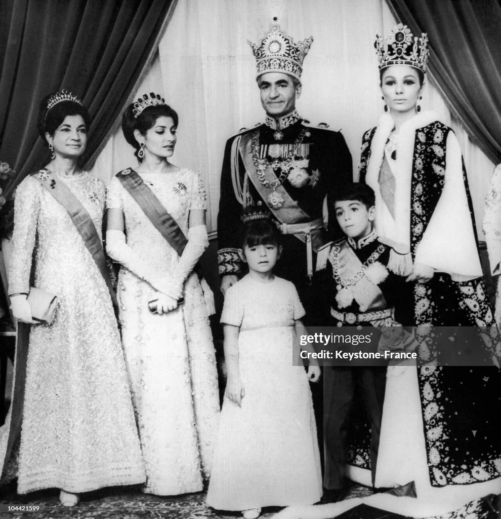 The Royal Family Of Iran Crowned In 1967