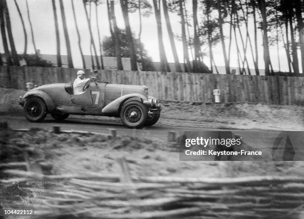 Delahaye Car During The 24 Hours Of Le Mans In 1935.