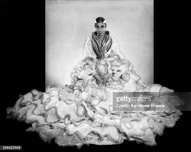 Studio Portrait Of Dancer Josephine Baker, circa 1933.