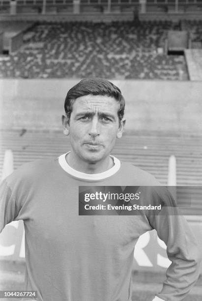 Irish soccer player Shay Brennan of Manchester United FC, UK, 1st August 1968.