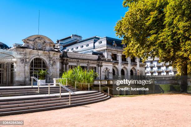 casino at parc des sources, vichy, auvergne, france - auvergne rhône alpes stock pictures, royalty-free photos & images