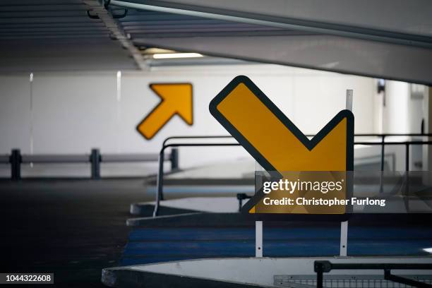 An exterior view of the refurbished Preston Bus Station and its multi-story car park on September 25, 2018 in Preston, England. Preston Bus Station...