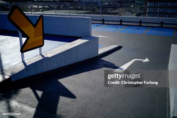 An exterior view of the refurbished Preston Bus Station and its multi-story car park on September 25, 2018 in Preston, England. Preston Bus Station...