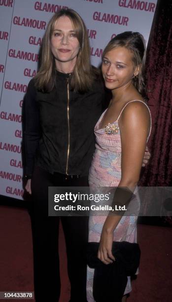 Peggy Lipton and Rashida Jones attend Glamour Magazine Pre-Party for 52nd Annual Primetime Emmy Awards on September 9, 2000 at La Boheme in West...