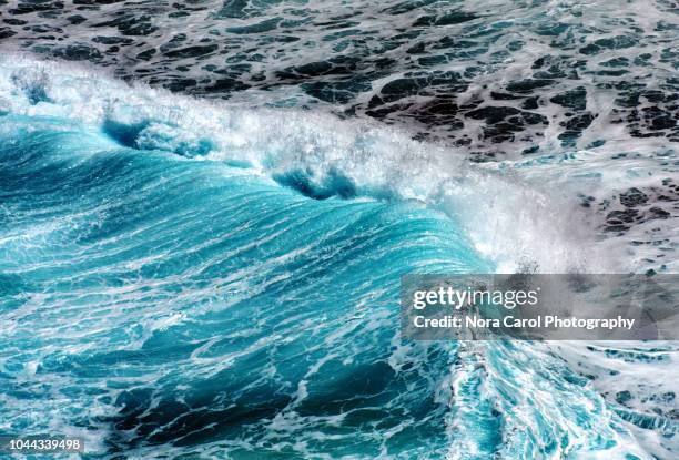 close up of waves - maré alta imagens e fotografias de stock