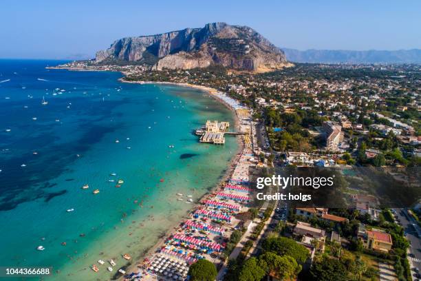 isla de sicilia en palermo, italia, europa - palermo sicily fotografías e imágenes de stock